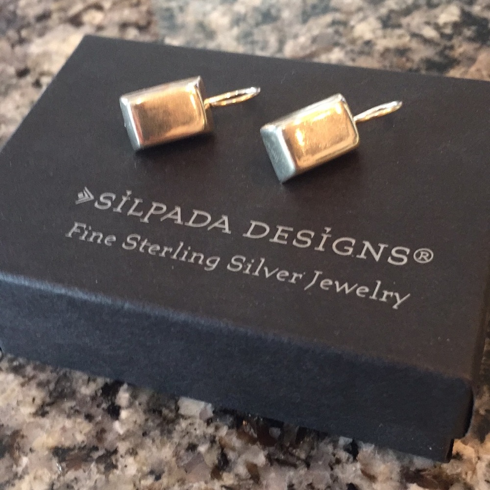 Silpada Rectangular Drop Earrings